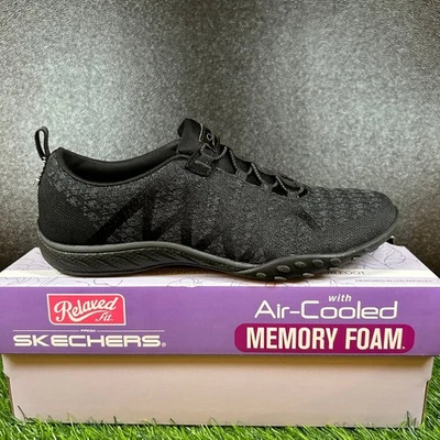 Женские туфли-слипоны Skechers Breathe Easy Relaxed Fit из пены с эффектом памяти с воздушным охлаждением 7,5 - Изображение 1 из 4