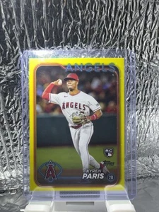 2024 Topps Series 2 - Kyren Paris Yellow Border Parallel #549 (RC) Angels - Bild 1 von 2