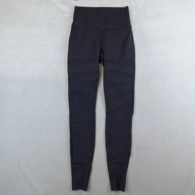 Pantalón Lululemon Wunder Hi-Rise Tech Mesh 28" Talla 6 Completo Luon Negro Foto 1 de 4