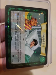 Hospital Bed Harry Potter Trading Card Game Rare Holo 2001 Vintage Wizards - Picture 1 of 2