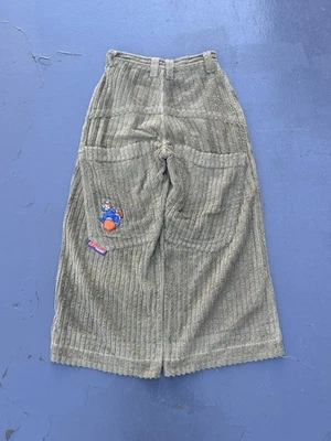 *RARO* OG JNCO "Fat Boy" Pantalones de Pana 30x30 Oliva Pierna Ancha Grial De Colección Foto 1 de 4