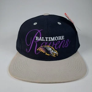 Vintage Drew Pearson Baltimore Ravens 1996 Inaugural Season Hat Cap 90s Script - Bild 1 von 11