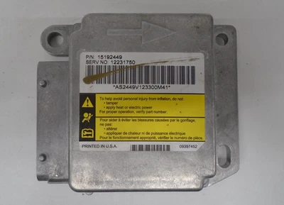 2003 2004 HUMMER H2 SRS MODULE COMPUTER GM OEM 15192449  12231750 - Image 1 of 4