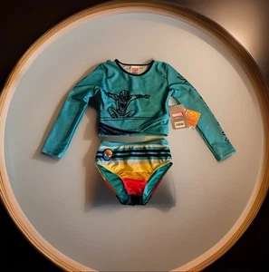 Girls NWT Disney Marvel Swimsuit 2 Piece Spider-Man Size 4 - Picture 1 of 6