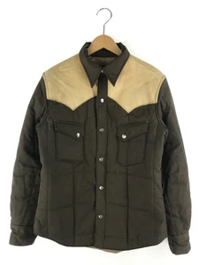 Used item Men's SUGAR CANE LEATHER YOKE DOWN JACKET SC10749 Leather yoke down - Picture 1 of 12