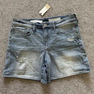 Pilcro And The Letterpress pantaloncino denim slim ragazzo nuovo con etichetta donna taglia 28 - Foto 1 di 8