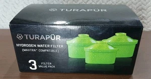 Turapur Hydrogen Water Filter 3 Filter Value Pack New Sealed Filters Replacement - Picture 1 of 7