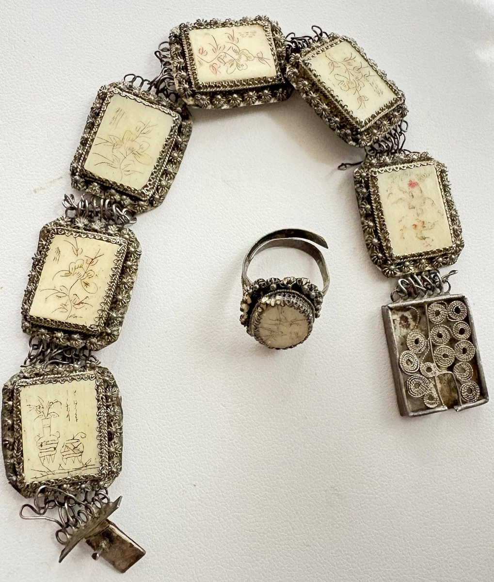 骨亚洲古董1850 - 1899 | eBay