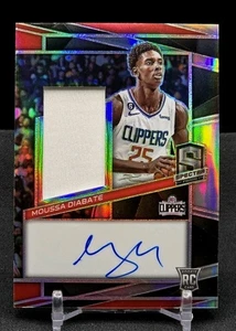 MOUSSA DIABATE 2023 Panini Spectra RC PATCH ON-CARD AUTO RPA SN# 187/199 No.232 - Bild 1 von 3