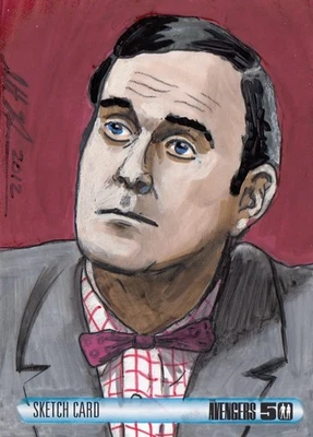 THE AVENGERS 50TH ANNIVERSARY (2012) - SCOTT HOUSEMAN MARCUS RUGMAN SKETCH 1/1 - Image 1 of 2