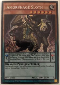 YuGiOh Amorphage Sloth Secret Rare SHVI-EN030 - Imagen 1 de 1