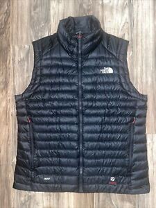 North Face Summit Series 800 Quilted Vest Mens Size XL X-Large Black Puffer $225
