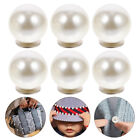  100 Pcs Pearl Screw Man-made Miss Detachable Pin Buttons DIY No Sew
