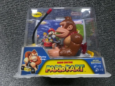 Nintendo Mariokart Donkey Kong Radio Control Racing Car Vintage New - Image 1 of 4