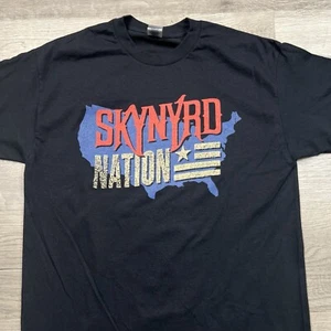 Lynyrd Skynyrd SKYNYRD NATION Camisa Banda Gira de Conciertos Camiseta Para Hombre Talla M - Imagen 1 de 9