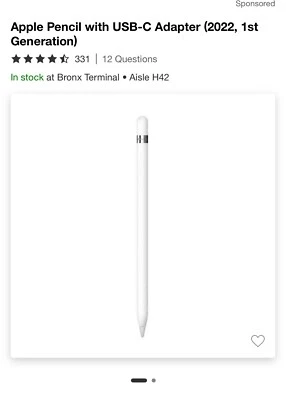 Apple Pencil (1st Generation) Used Twice No Box - Image 1 of 4