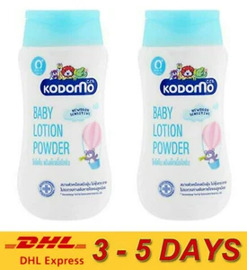 2 x Kodomo Baby Lotion Pulver 0+ Jahre Neugeborene empfindliche Haut Dermatologie Test 180 ml - Bild 1 von 4