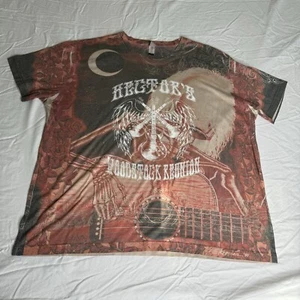 Gary Kroman Grateful Dead Serenade Hector’s Woodstock Reunion Skeleton Shirt XXL - Picture 1 of 9