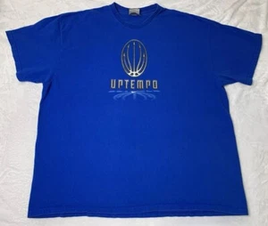 Vintage Nike Uptempo Basketball Logo Royal Blue Swoosh XXL Silver Tag Y2K - Picture 1 of 13