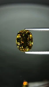 5.0 Ct Natural Faceted Titanite, Sphene with Full Fire Loose Gemstone Pakistan - Picture 1 of 2