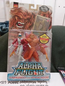 ToyBiz Marvel Comics Collector Editions Alpha FLight Sasquatch & Vindicator 1999 - Picture 1 of 4