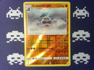 Crabominable 74/147 Burning Shadows Reverse Holo Rare Pokemon SWEET! #BS - Picture 1 of 2