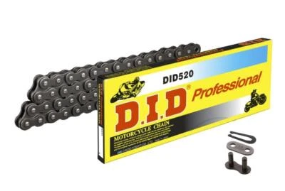 DID Motorrad Antriebs Kette verstärkt 520 Teilung 120 Glieder offen +Clipschloss - Bild 1 von 3