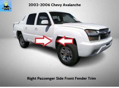 15086332 02 至 06 雪佛兰雪崩右前侧车身成型装饰原始设备制造商 — 第 1/4 张图片