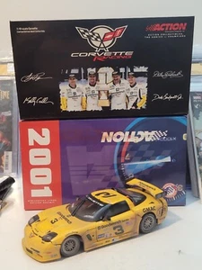 2001 1/18 #3 EARNHARDT SR., EARNHARDT JR. & PILGRIM C-5R CORVETTE RACED VERSION - Picture 1 of 13