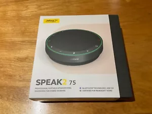 Jabra Speak2 75 Wireless Bluetooth Speakerphone - 4 Noise-Cancelling Mics, Full- - Picture 1 of 1