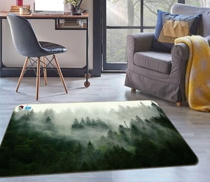 3D Nebeliger Wald H5073 Mat Elegant Foto Teppich Wolldecke Erin 2023 - Picture 1 of 5