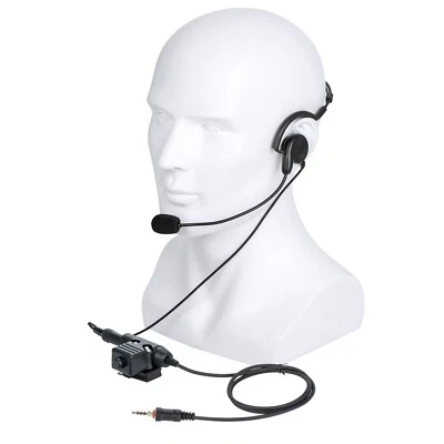U94 PTT Radio Headset Earpiece For Yaesu Vertex VX-6R VX-7R FT-270R - Image 1 of 4