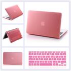 Frosted Matte Hard Case+free Keyboard Cover For Macbook Air Pro 11" 12 "13" 15"