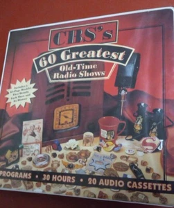 VINTAGE CBS's 60 Greatest Old-Time Radio Shows Audio Cassettes Radio Spirits  - Picture 1 of 4