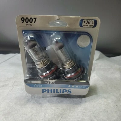 Philips 9007 Upgrade +30% Beam Vision HB5 Halogen Light Bulb 65W/55W Germany - Image 1 of 2