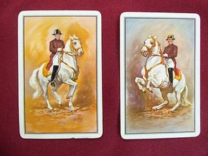 2 PLAYING CARDS - SWAP CARDS -SPANISH HORSE - EXCELLENT CONDITION - Picture 1 of 1