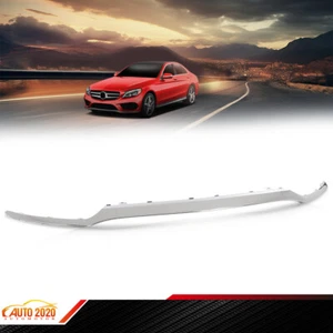 Front Bumper Lower Lip Trim Molding Fit For 2015-2018 Mercedes-Benz AMG W205 - Picture 1 of 11