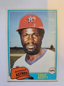 Tony Scott 1981 Topps negociado #828 casi nuevo - Imagen 1 de 1