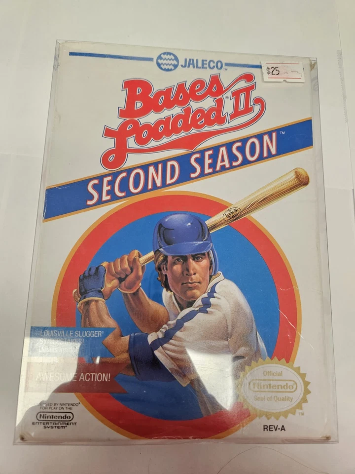 Nintendo Jaleco Bases Loaded 2 Second Season Complete in Box, tested working - Image 1 of 4