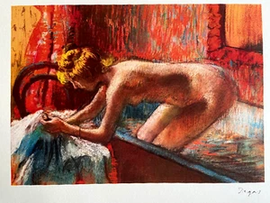 Edgar Degas Lithograph Mourlot COA Original 1943 Signed Published Rare - Picture 1 of 9