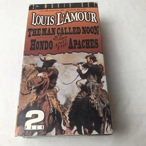 Louis L'Amour The Man Called Noon Hondo And The Apaches VHS Tape Set Western - Picture 1 of 3