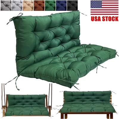 Porch Swing Cushions 2-3 Seater Outdoor Patio Swing Cushion with Backrest - Image 1 of 4