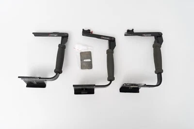 3x Stroboframe Flash Bracket In Parts Condition Or Fixing Up Includes Extra Base - Image 1 of 4