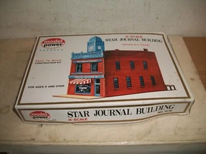MODEL POWER Spur N Star Journal Gebäude MODELLBAUSATZ #1510 für Züge - Bild 1 von 3