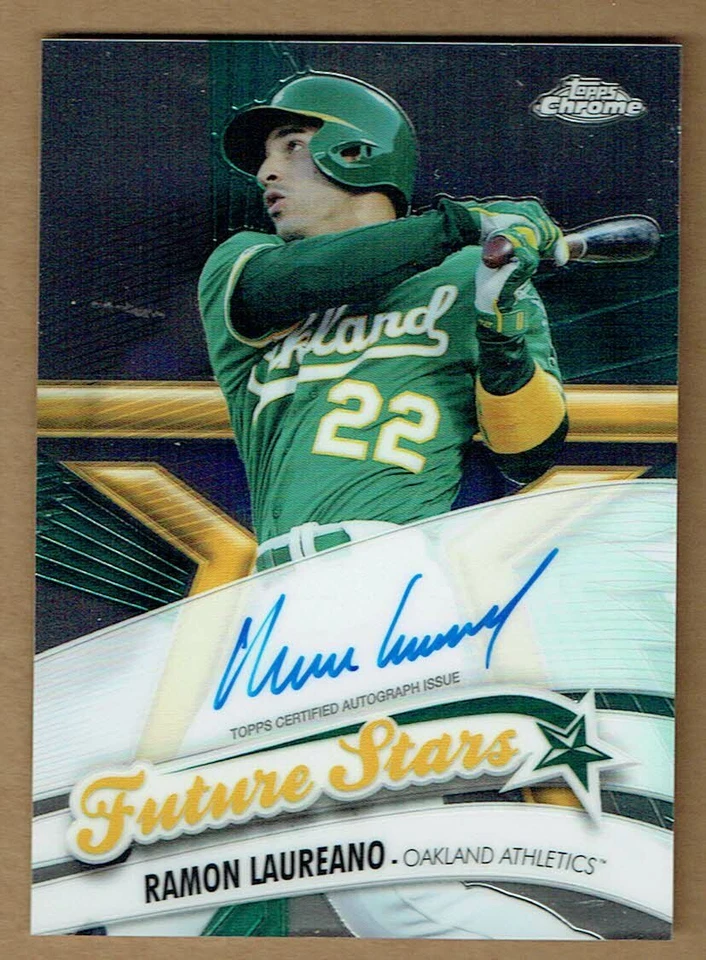 2020 TOPPS CHROME FUTURE STARS AUTOGRAPHS #FSARL RAMON LAUREANO #68/99 - Image 1 of 1