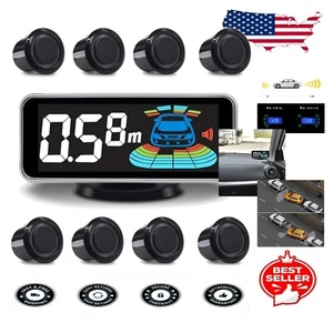 Car Reverse Parking Detection System with 8 Sensors & Customizable Alarm Modes - Picture 1 of 10