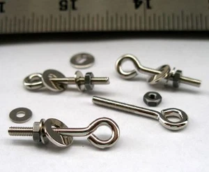 PEKABE 458 Eye Bolt with Nut M2.3 x 18mm Model Sail Boat Yacht Remote Control - Picture 1 of 3