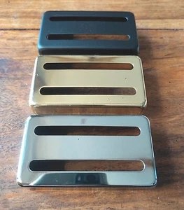 cache capot Contours de micros humbucker metal pour guitare electrique  2 lignes - Imagen 1 de 5