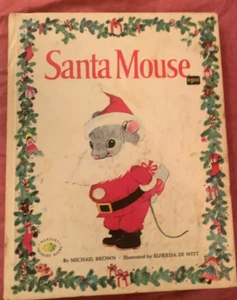 Vintage 1996 Santa Mouse Storybook Hardcover Old Picture Book - Picture 1 of 1