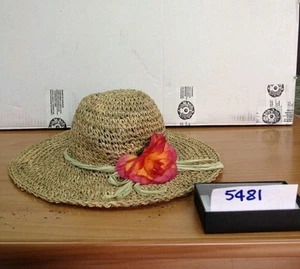 Chapeau Élégante Cérémonie Herbe Taille Unique Hat Echarpe Femme Cocktail - Imagen 1 de 1